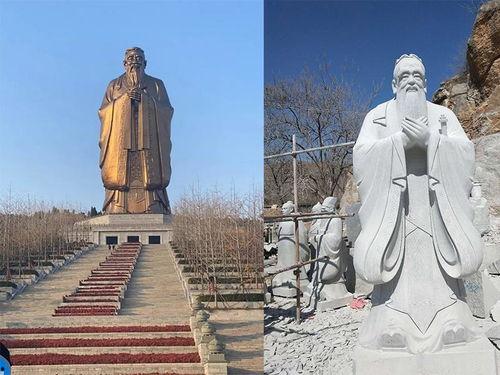 孔子像雕塑吃瓜視頻